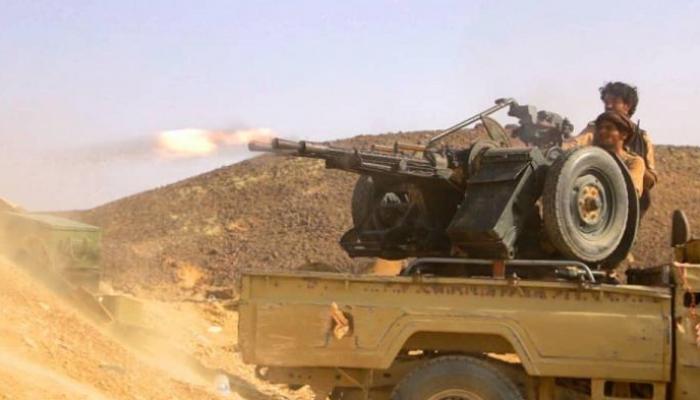 آلية عسكرية للقوات اليمنية المشتركة
