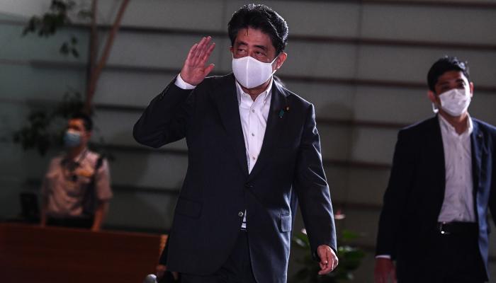 رئيس الوزراء الياباني المستقيل شينزو آبي