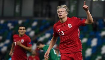 إيرلينج هالاند نجم فريق بروسيا دورتموند ومنتخب النرويج