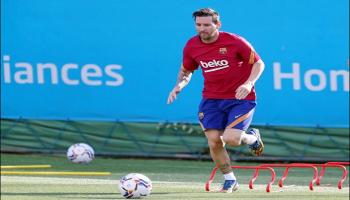 ليونيل ميسي قائد برشلونة