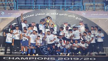 تتويج الهلال بالدوري السعودي