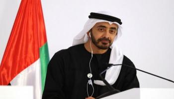  الشيخ عبدالله بن زايد آل نهيان وزير الخارجية والتعاون الدولي الإماراتي- أرشيفية