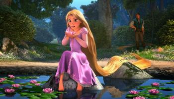 مشهد من فيلم الأنيميشن Tangled