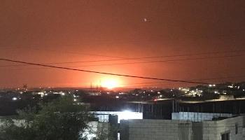 موقع الانفجار بمدينة الزرقاء 