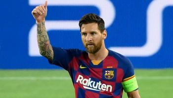 ليونيل ميسي قائد برشلونة