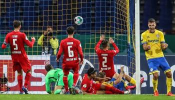 فريق آينتراخت براونشفايج أولى مفاجآت كأس ألمانيا