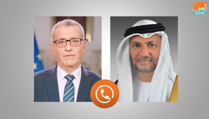الدكتور أنور بن محمد قرقاش وإيفاريست بارتولو