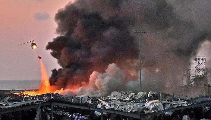 آثار انفجار مرفأ بيروت - أرشيفية