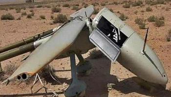 طائرة حوثية سابقة أسقطها التحالف العربي