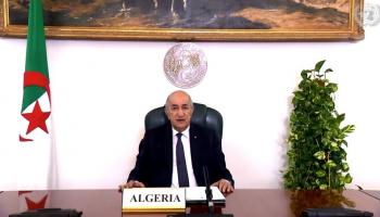 الرئيس الجزائري عبد المجيد تبون 