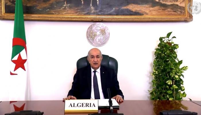 الرئيس الجزائري عبد المجيد تبون