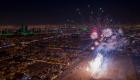 الألعاب النارية تضيء سماء الرياض ابتهاجا باليوم الوطني السعودي