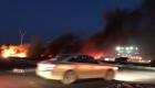 محتجون يشعلون النار بشوارع طرابلس والغرب الليبي