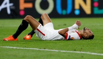 يوسف النصيري لاعب إشبيلية