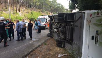 انقلاب حافلة في المكسيك- أرشيفية