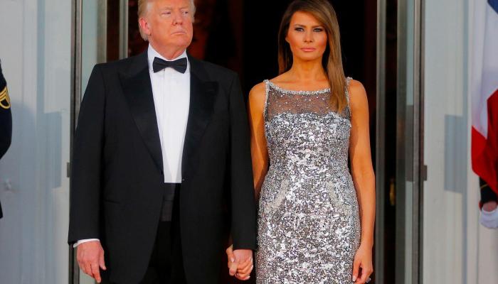 Le président américain sortant Donald Trump et son épouse Melania