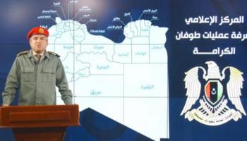 اللواء خالد المحجوب مدير إدارة التوجيه المعنوي بالجيش الليبي