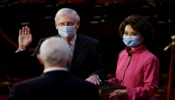  أداء اليمين لأعضاء الكونجرس رقم 117 في مبنى الكابيتول بواشنطن