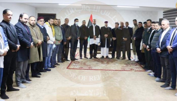 وفد قبائل مصراتة في الشرق الليبي