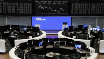 مؤشر أسعار الأسهم الألمانية DAX في بورصة فرانكفورت بألمانيا - رويترز