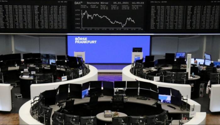 مؤشر أسعار الأسهم الألمانية DAX في بورصة فرانكفورت بألمانيا - رويترز