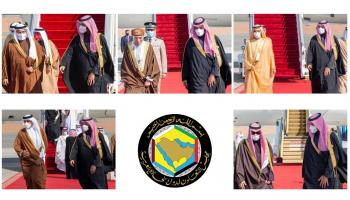 ولي عهد السعودية يستقبل القادة المشاركين بالقمة الخليجية