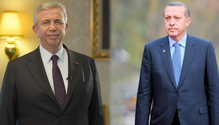 رجب طيب أردوغان والمعارض منصور يافاش