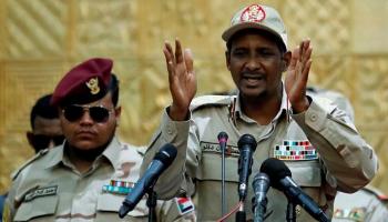 نائب رئيس مجلس السيادة في السودان محمد حمدان دقلو 