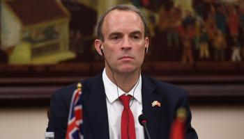 وزير  الخارجية البريطاني دومنيك راب - أ.ف.ب