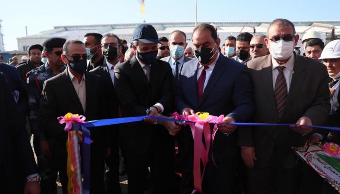 وزير النفط ومسؤولون يفتتحون مصفى الصمود في صلاح الدين