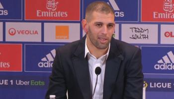 إسلام سليماني لاعب ليون الفرنسي