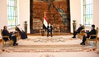 الرئيس السيسي خلال لقاء العسومي