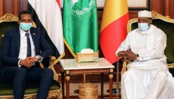 الرئيس التشادي ونائب رئيس مجلس السيادة السوداني