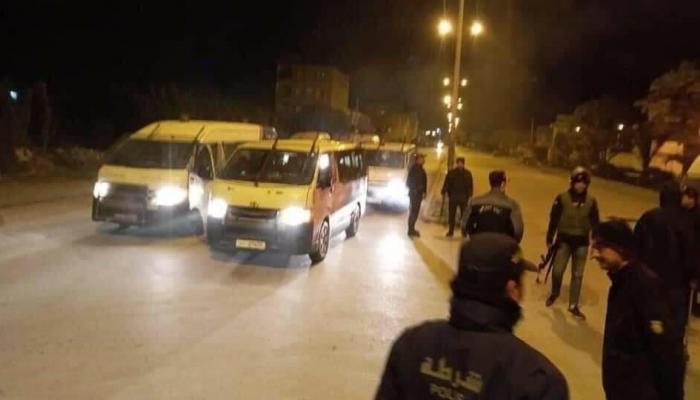 جانب من التعزيزات الأمنية لردع أعمال الشغب بتونس