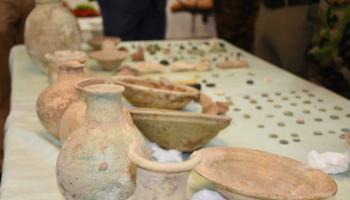 قطع آثار معدة للتهريب في جنوب العراق