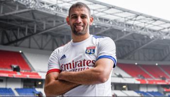 إسلام سليماني لاعب ليون الفرنسي