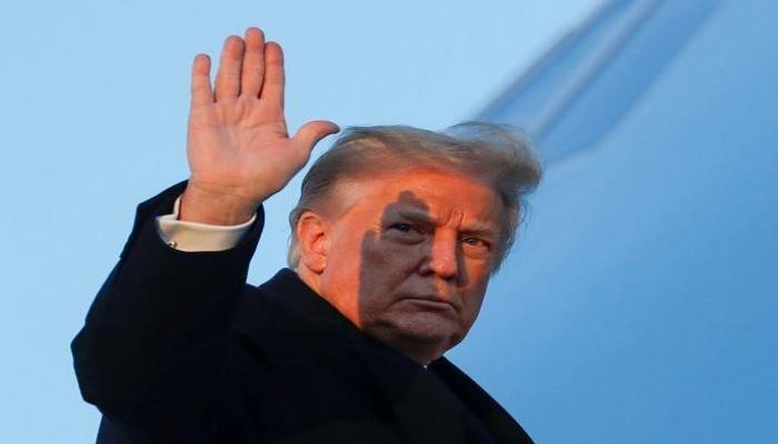 الرئيس الأمريكي المنتهية ولايته دونالد ترامب