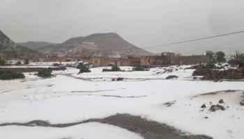 ثلوج بصعدة