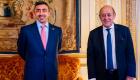 عبدالله بن زايد وإيف لودريان يبحثان دعم العلاقات الإماراتية الفرنسية