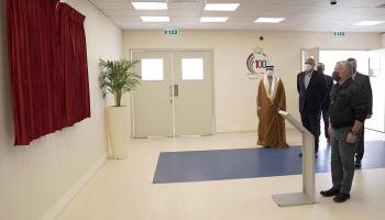 العاهل الأردني يفتتح مستشفى الشيخ محمد بن زايد