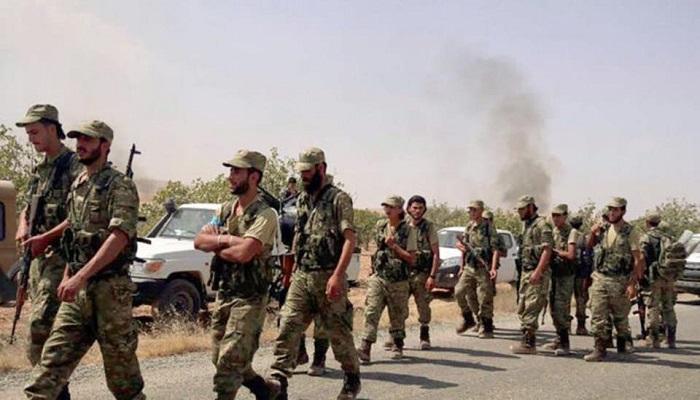 صورة متداولة لعناصر من مرتزقة تركيا في ليبيا - أرشيفية