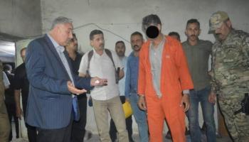 الجاني أثناء كشف ملابسات الحادث