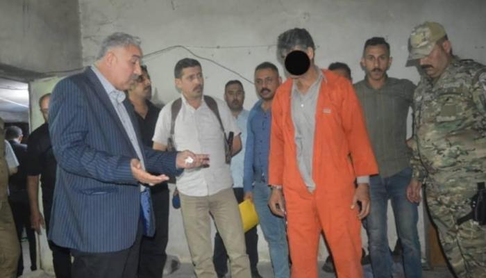 الجاني أثناء كشف ملابسات الحادث