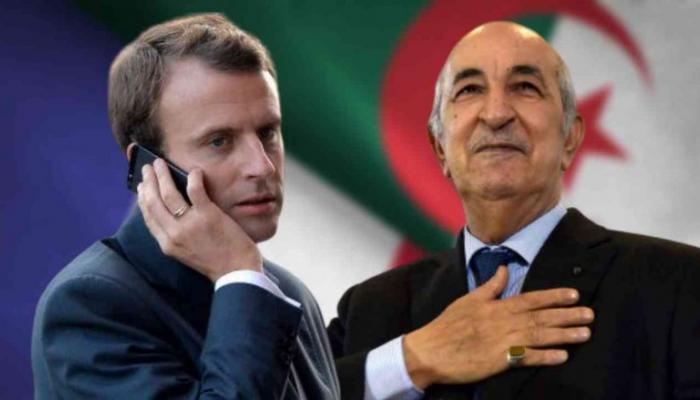 Le président français Emmanuel Macron et son homologue algérien Abdelmadjid Tebboune