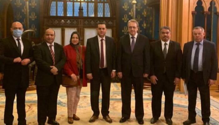 الوفد الليبي في العاصمة الروسية موسكو