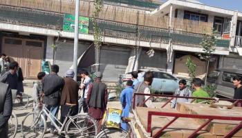 آثار انفجار سابق بالعاصمة الأفغانية كابول