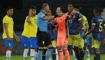 كولومبيا ضد البرازيل