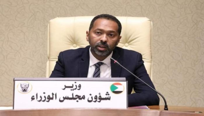 خالد عمر يوسف وزير شؤون مجلس الوزراء السوداني