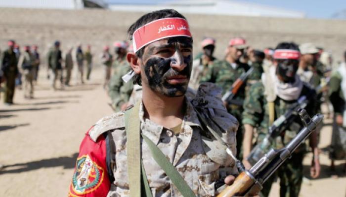 عناصر حوثية خلال تدريب عسكري- أرشيفية