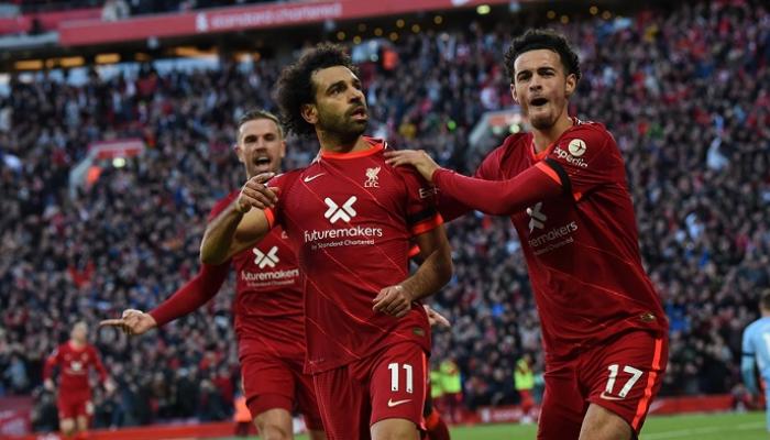 هدف محمد صلاح أمام مانشستر سيتي